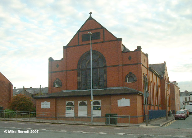 Memorial Road  Primitive Methodist, Walkden. Photograph supplied by and  of Mike Berrell