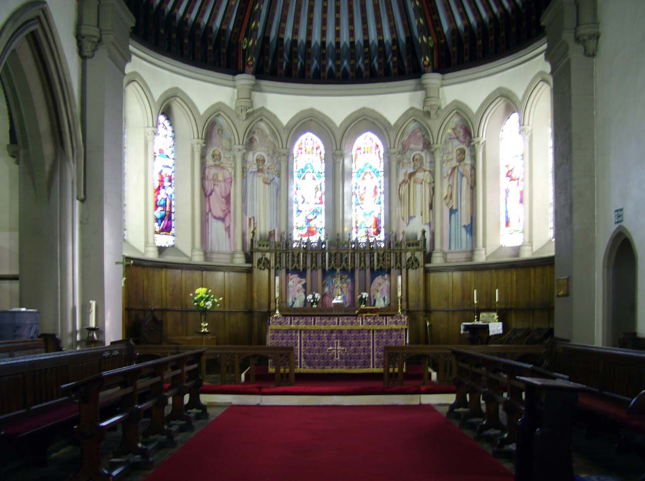 The interior, St Luke, Weaste, Photograph supplied by and  of Frances Holcroft
