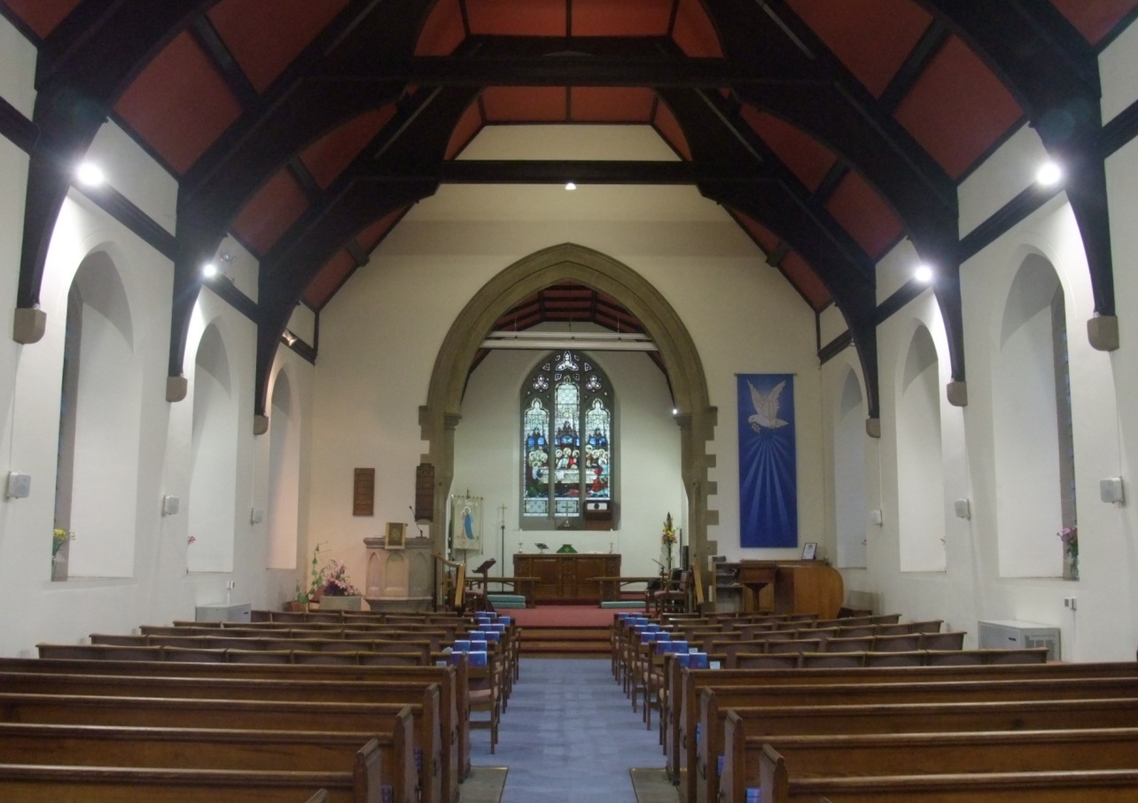 Interior of St Anne, Shevington