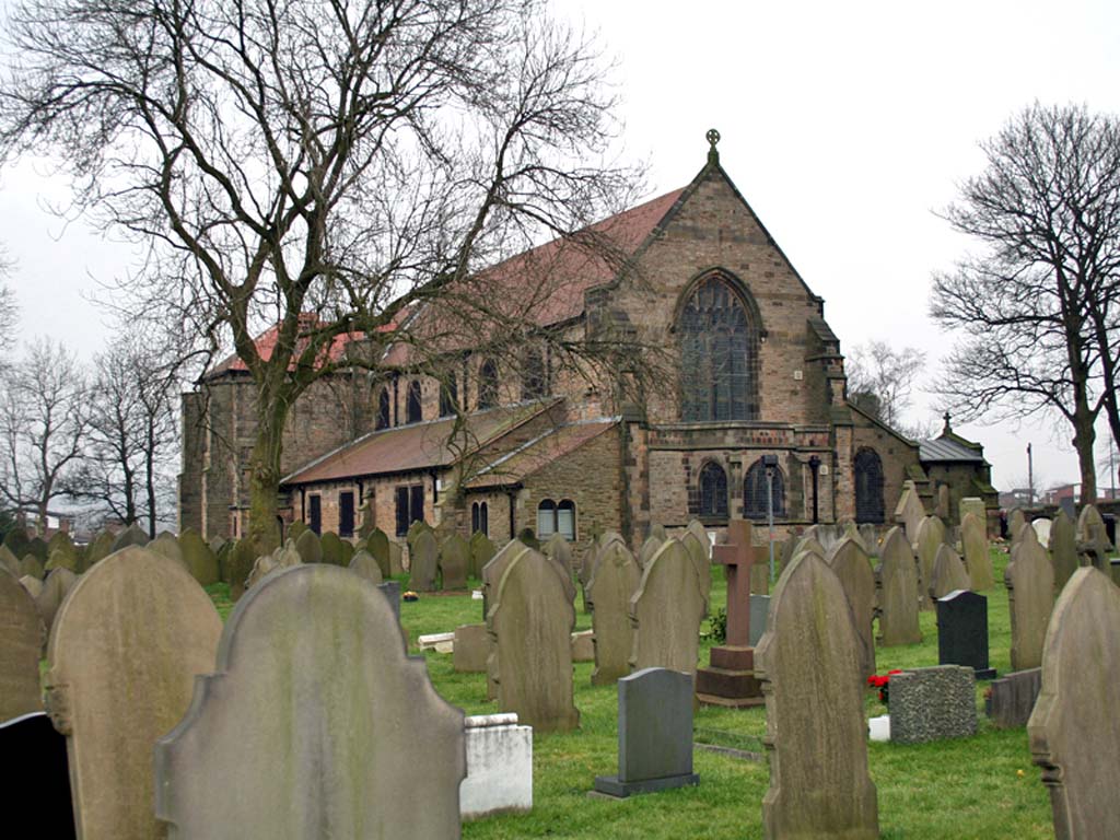Graveyard winter photo