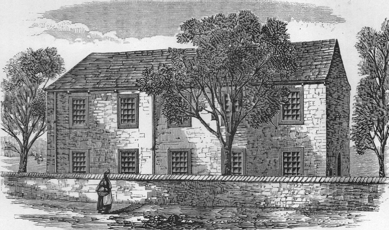An etching of Bethesda chapel