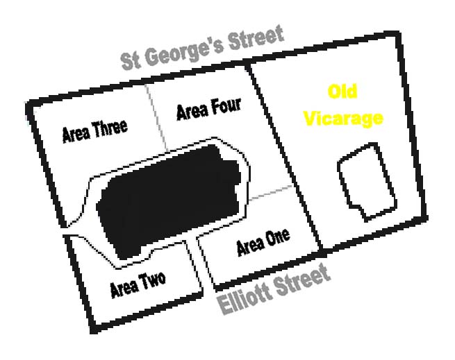 Plan of the Churchyard of St George, Tyldesley