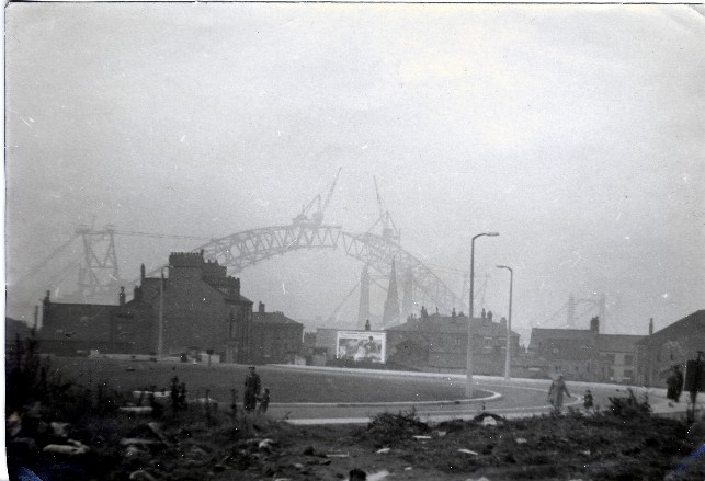 Runcorn Bridge Construction, 1960