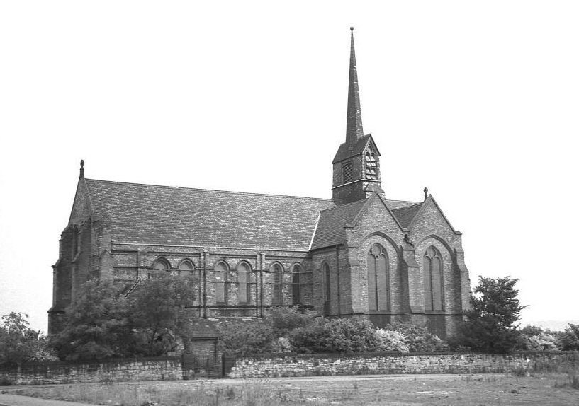 A B&W photograph of St Mary taken in 1975, Photo courtesy of Tom Sutch