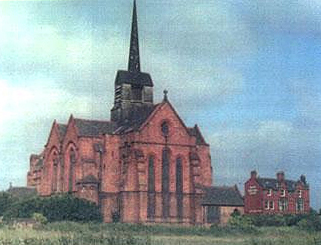 A rare colour photograph of St Mary, taken in 1978 shortly before it was demolished