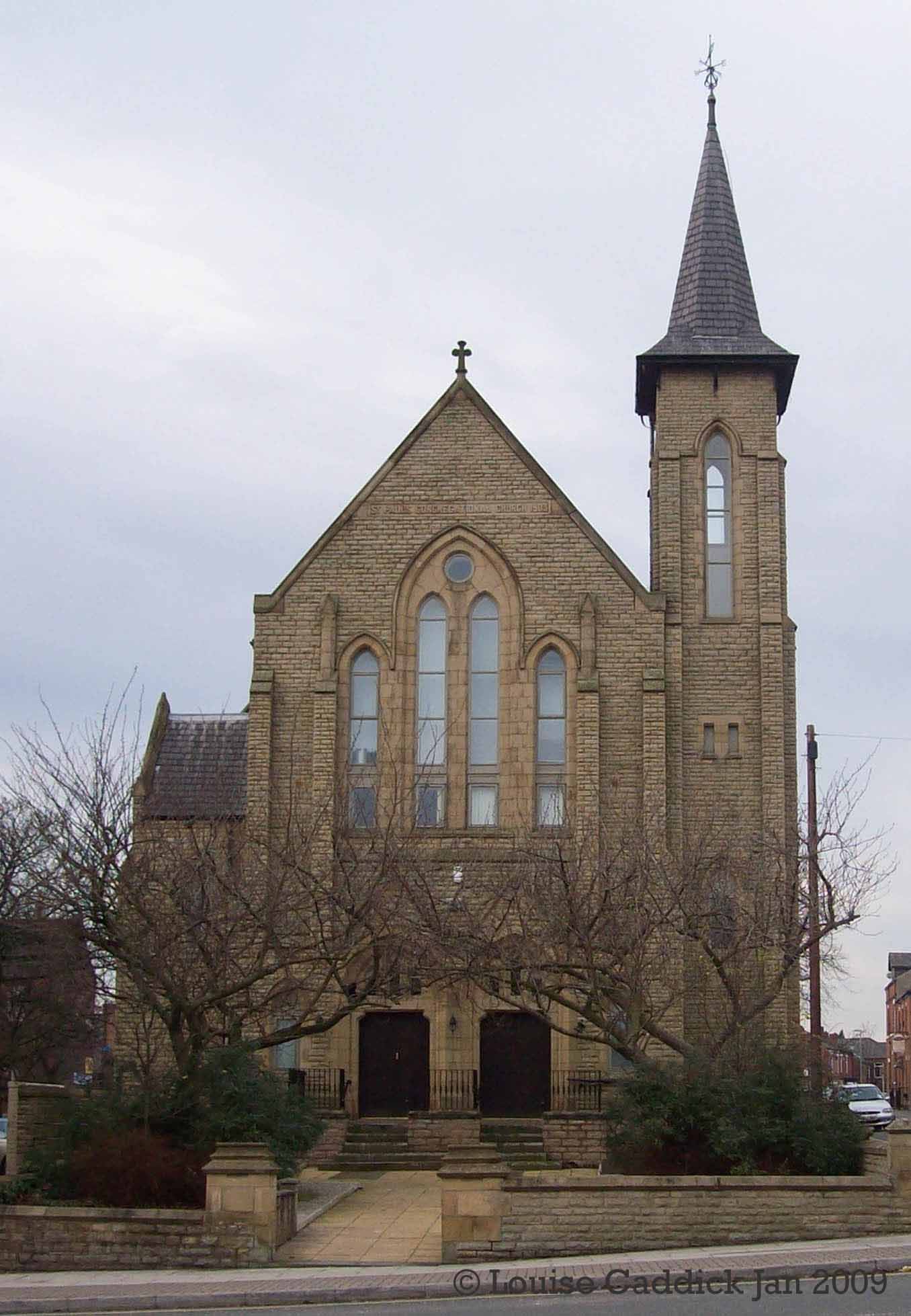 The Congregational church on Standishgate opened in 1903 to replace the original St Pauls Chapel. Now converted to appartments
