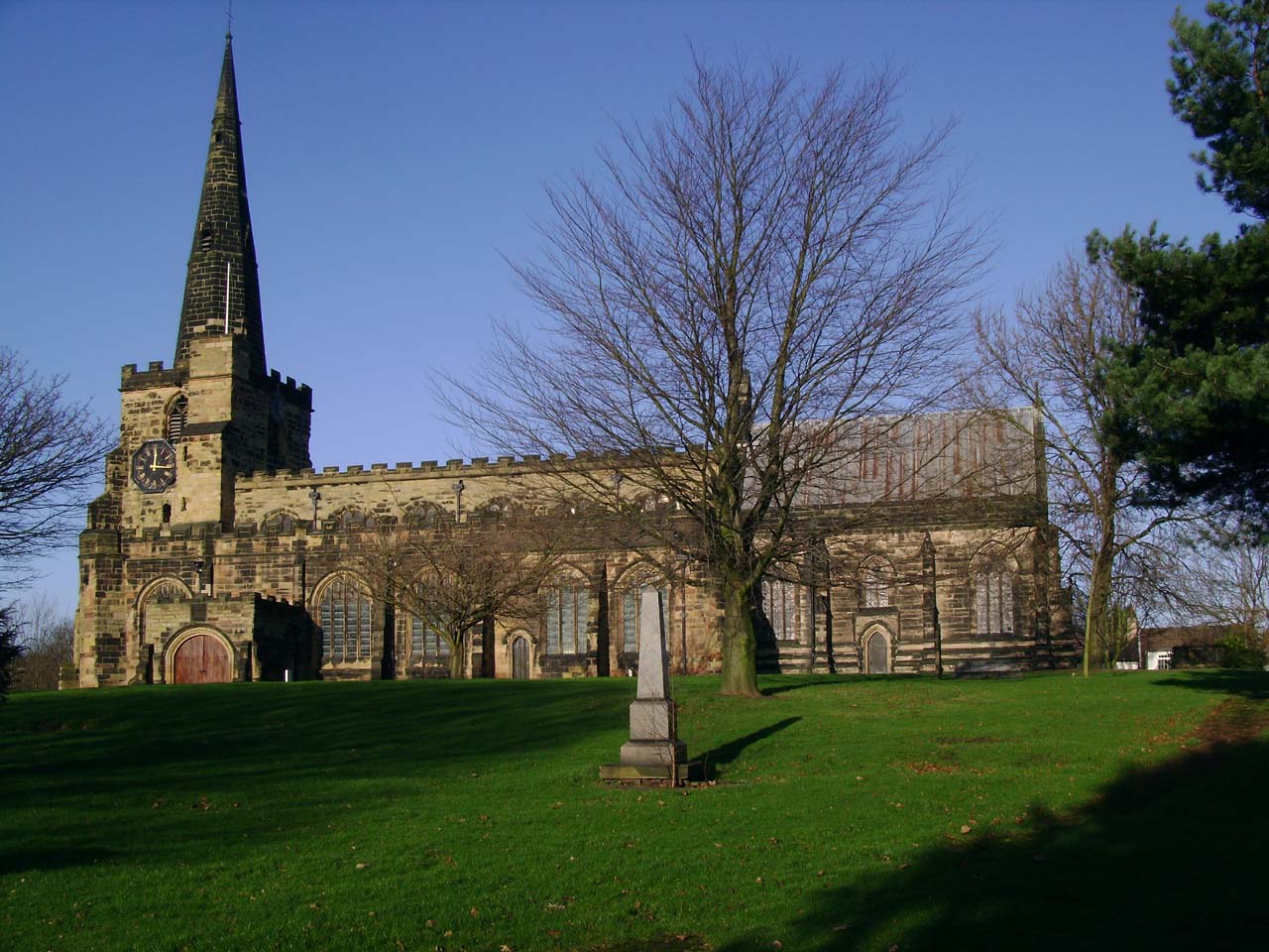 St Oswalds Winwick - Dec 2007, Photograph supplied by and  of Frances Holcroft