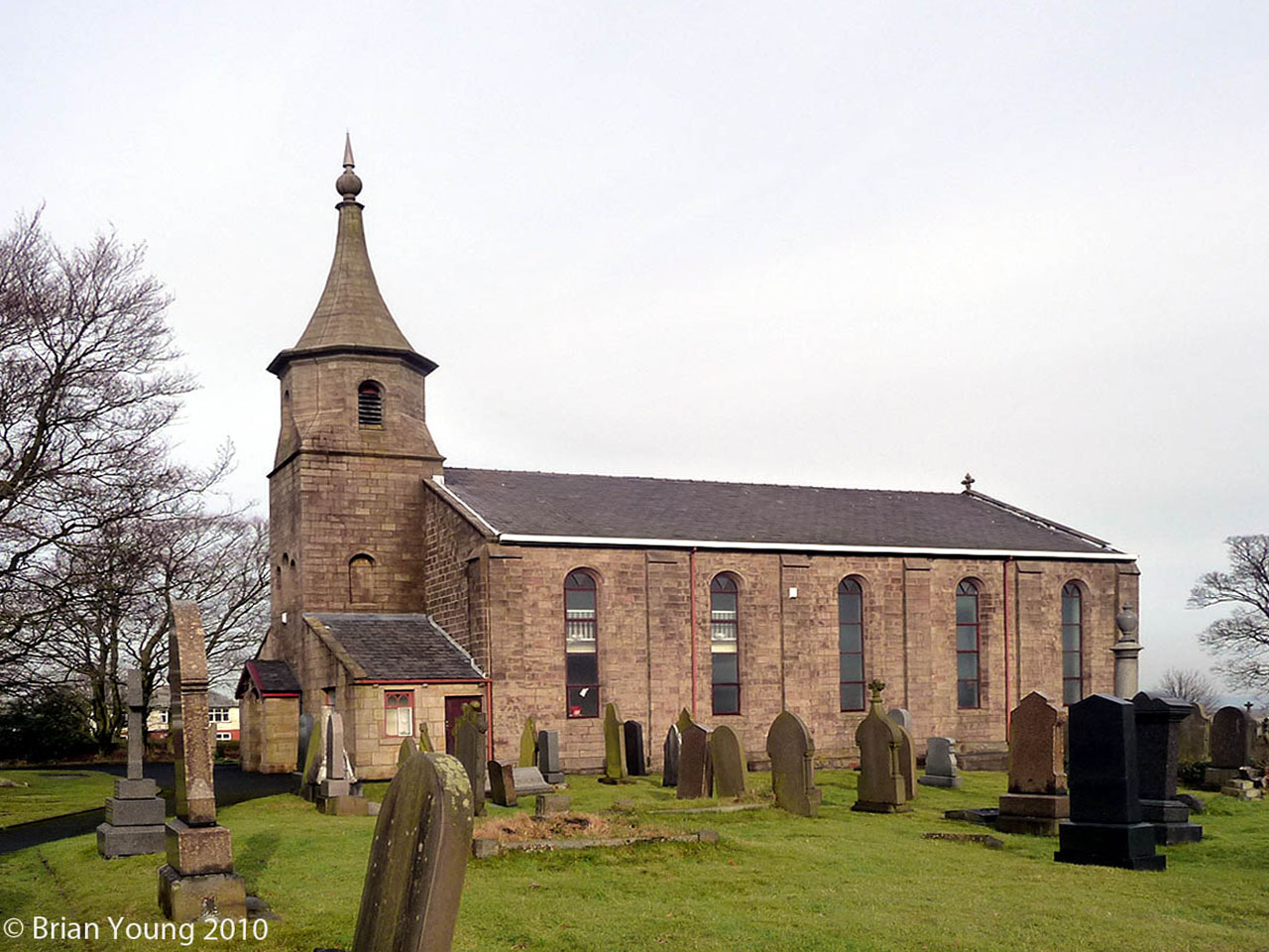 The Church of St Paul, Withnell. Photograph supplied by and  of Brian Young