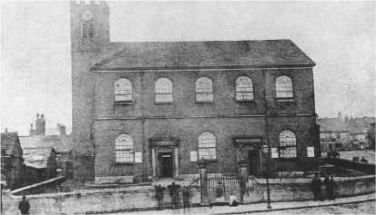 St John the Baptist (Atherton
Chapel) as it was 1810-1877. Photo by courtesy of Dave Dutton. Date unknown
