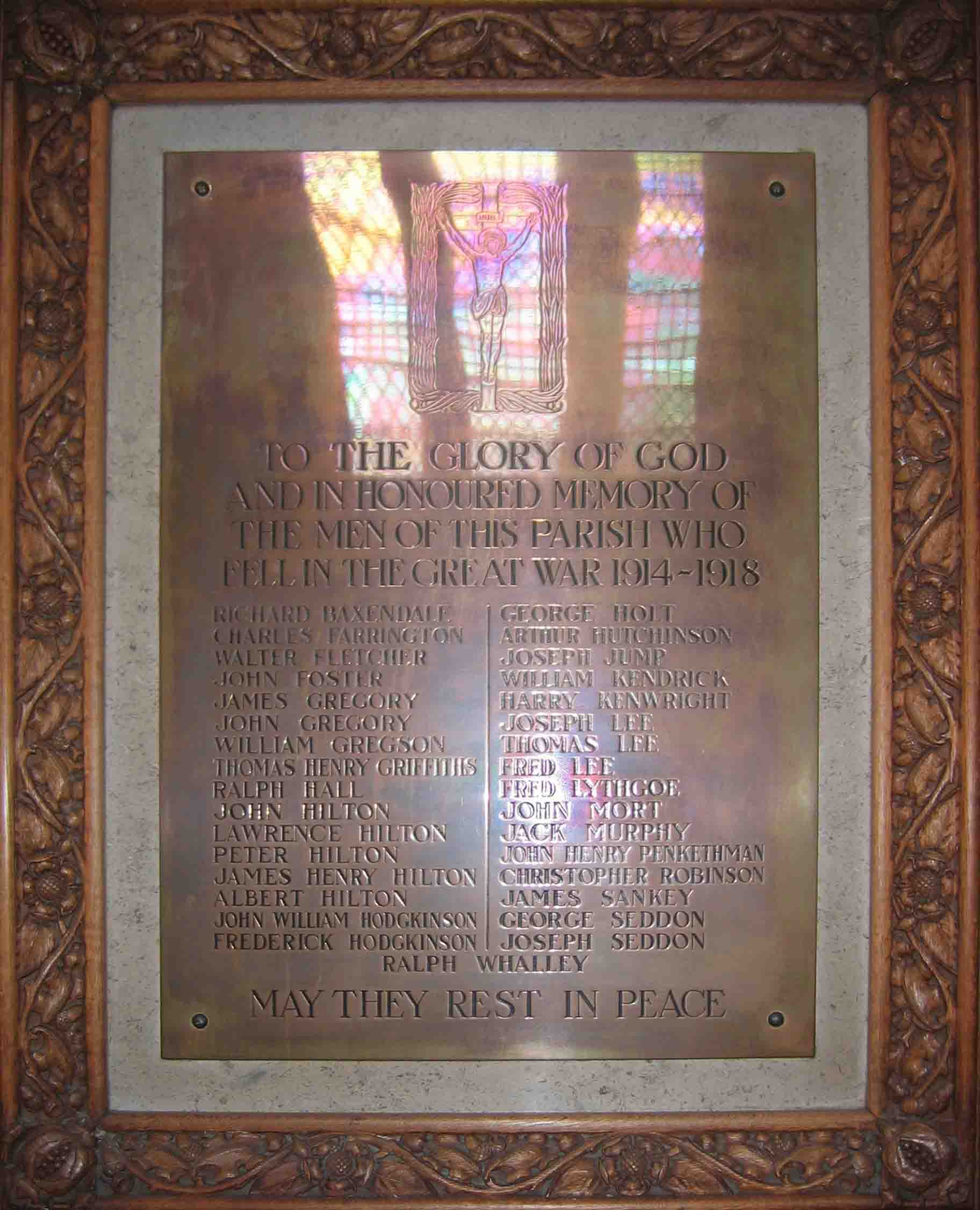 High Roding War Memorial Lancashire OnLine Parish Clerk Project