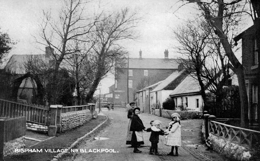 An early picture of the village, c1900