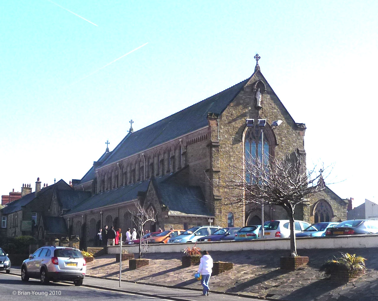 The Roman Catholic Church of St Kentigern, Blackpool. Photograph supplied by and  of Brian Young