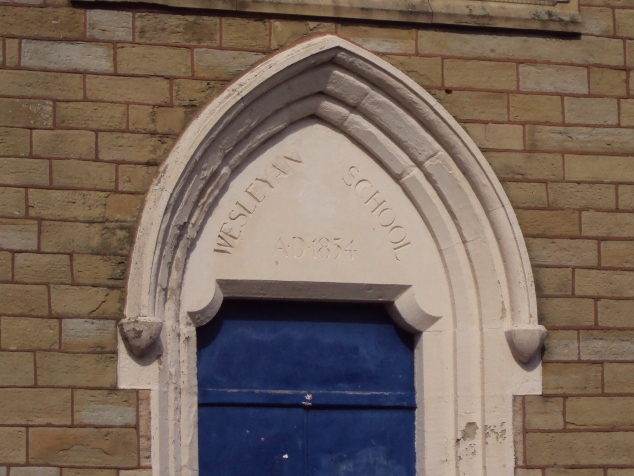 Barnes Square Wesleyan Schoolroom Date Stone