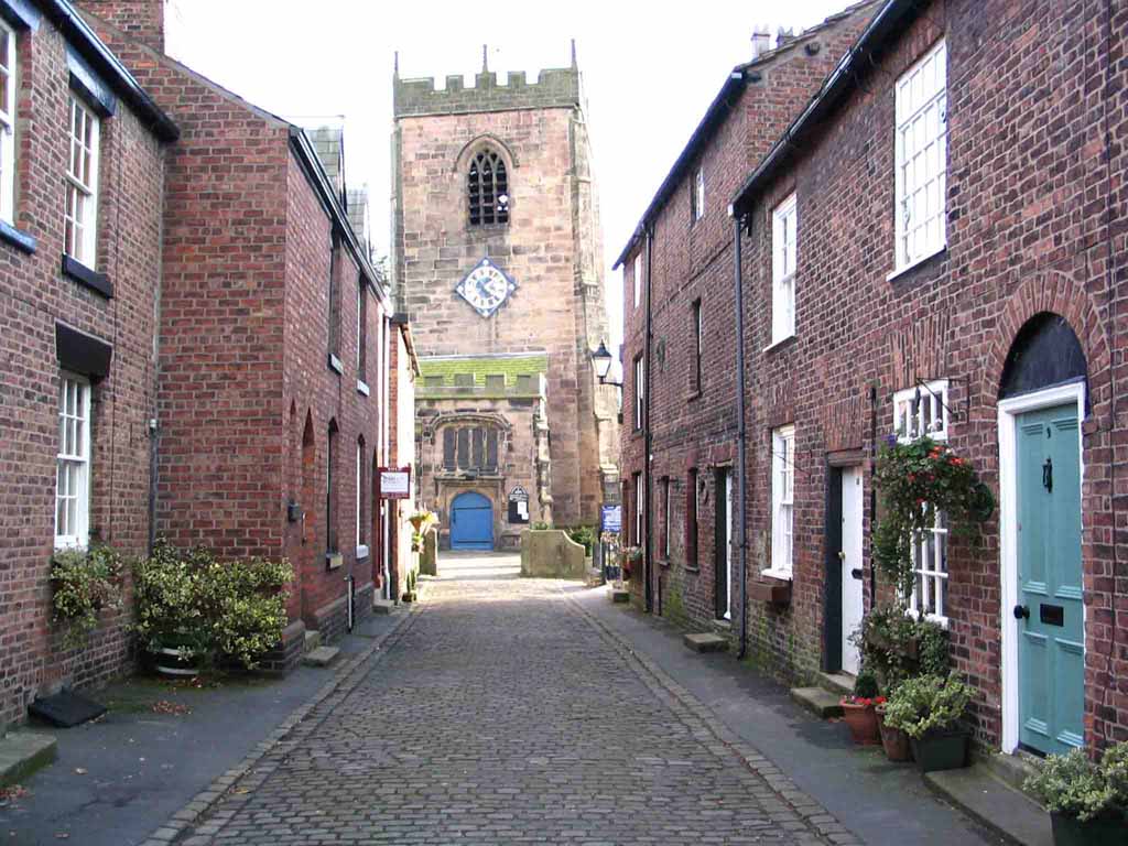 Croston Parish Church. Photo  John W. Stopforth, 2004