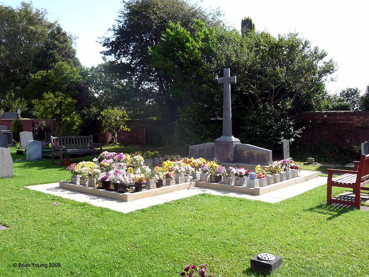 Air Disaster Memorial. Photograph supplied by and  of Brian Young