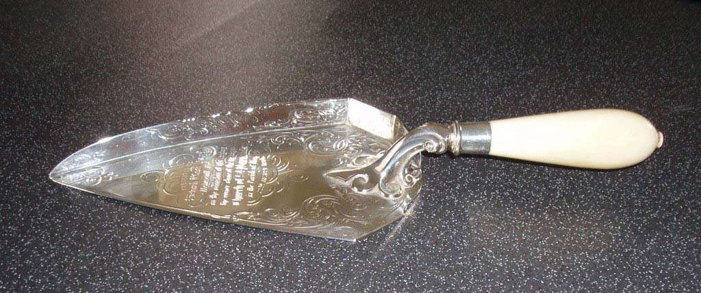Ceremonial Trowel, photograph courtesy of Christabel Jowett