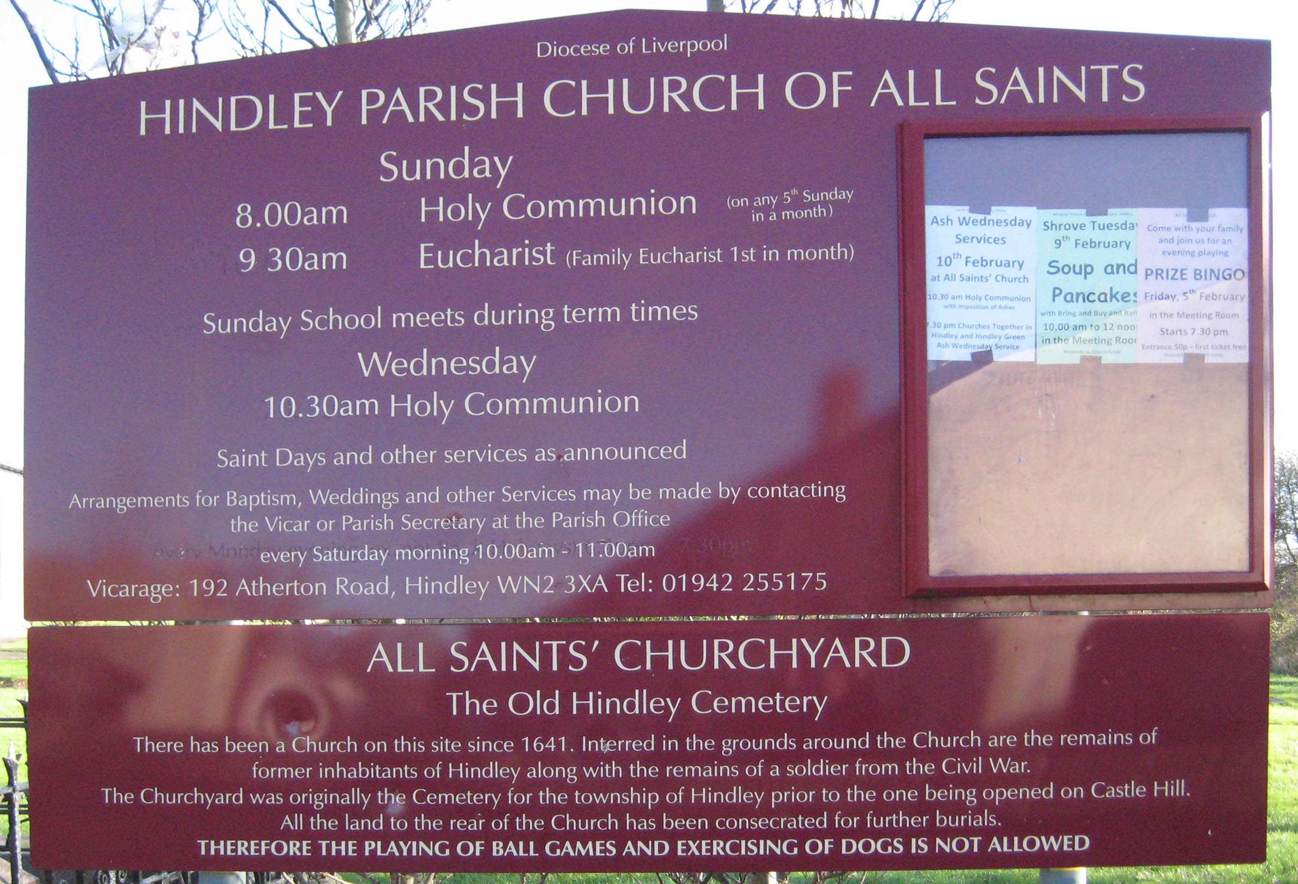 All Saints Church Board
