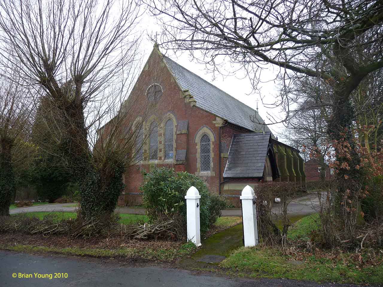 The Roman Catholic Church of St Anne, Westby with Plumpton. Photograph supplied by and  of Brian Young