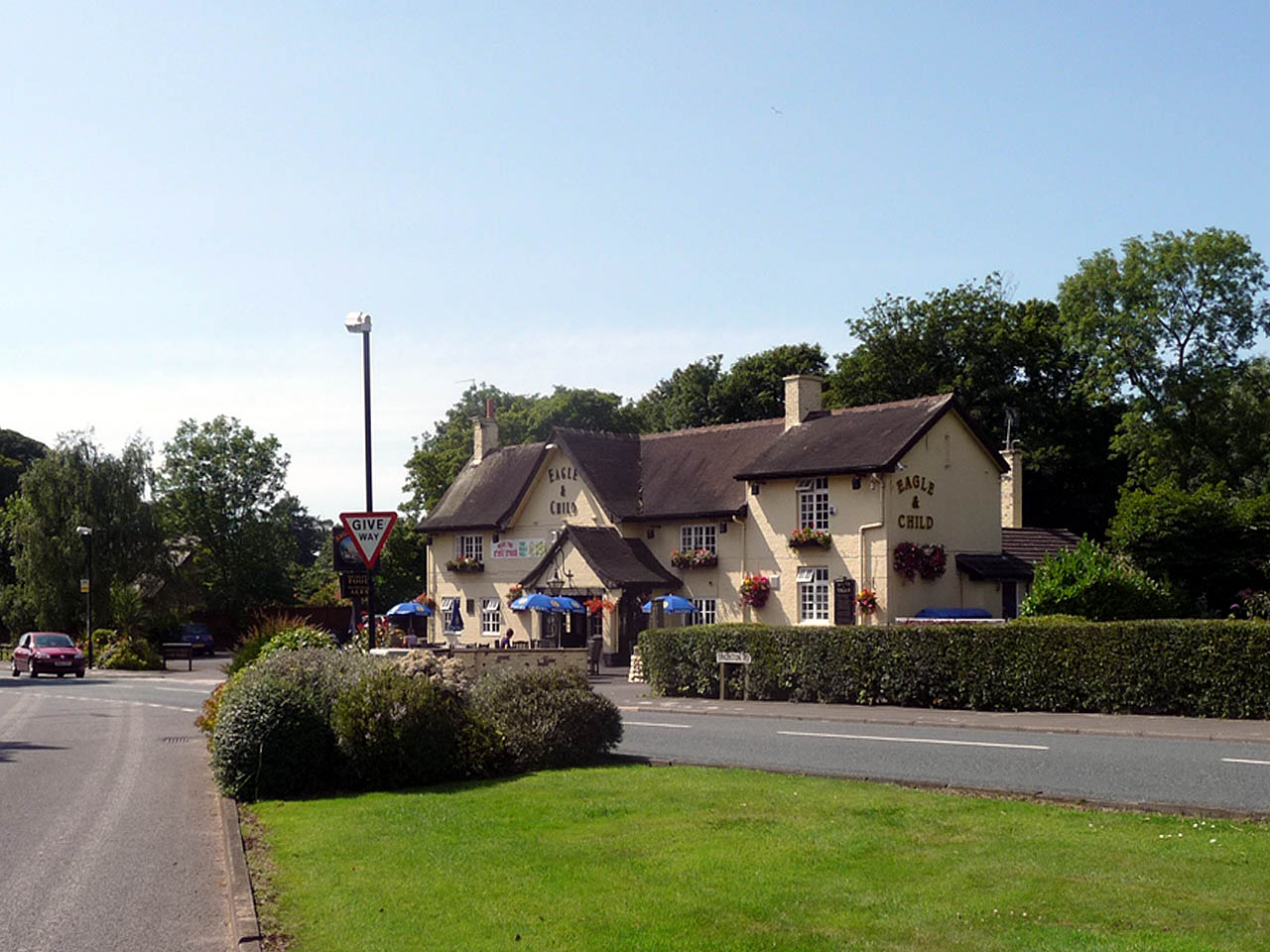 The Eagle and Child, Weeton with Preese Photograph supplied by and  of Brian Young