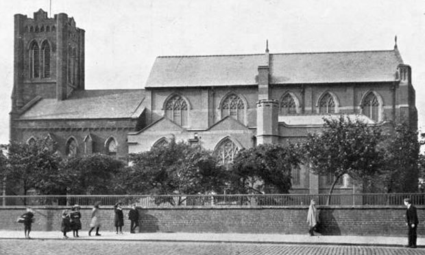 Bedford St Thomas: the old church being replaced by the current church
