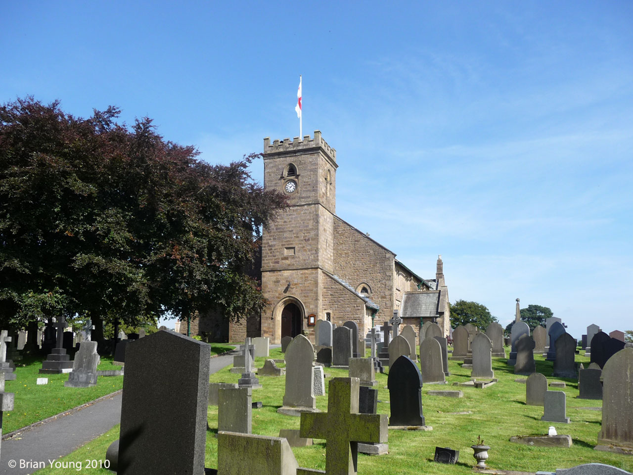 The Church of St Lawrence, Longridge. Photograph supplied by and � of Brian Young