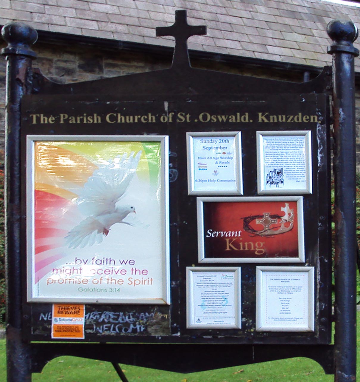 St Oswald Church Board, Knuzden