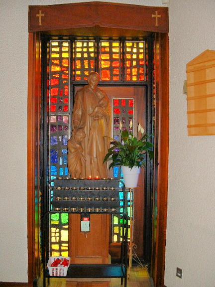 The Interior of the Church of St Vincent de Paul, Norden. Photograph supplied by and  of Mike Berrell