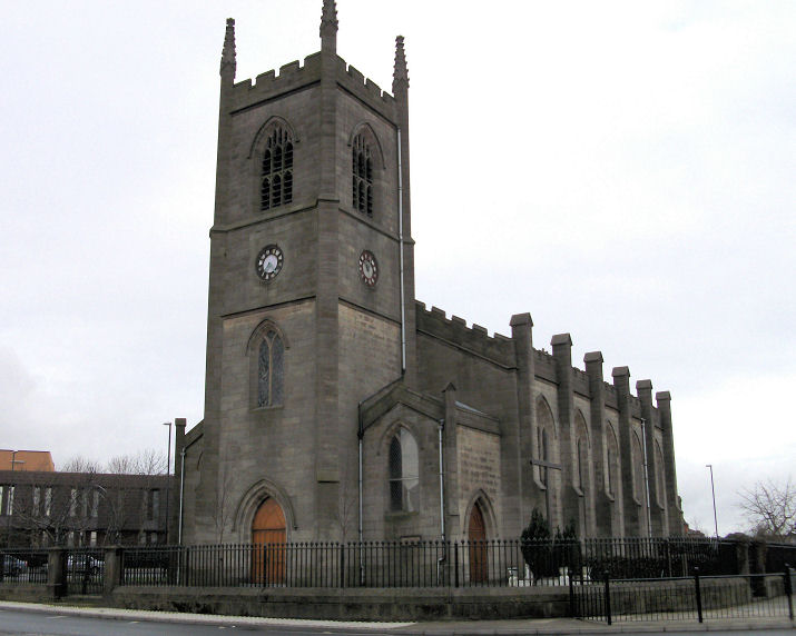 The Church of St James, Wardleworth. Photograph supplied by and  of Mike Berrell