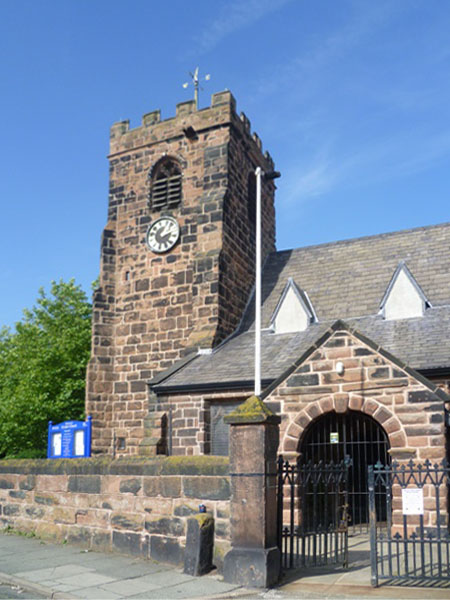 St Luke, Farnworth - porch