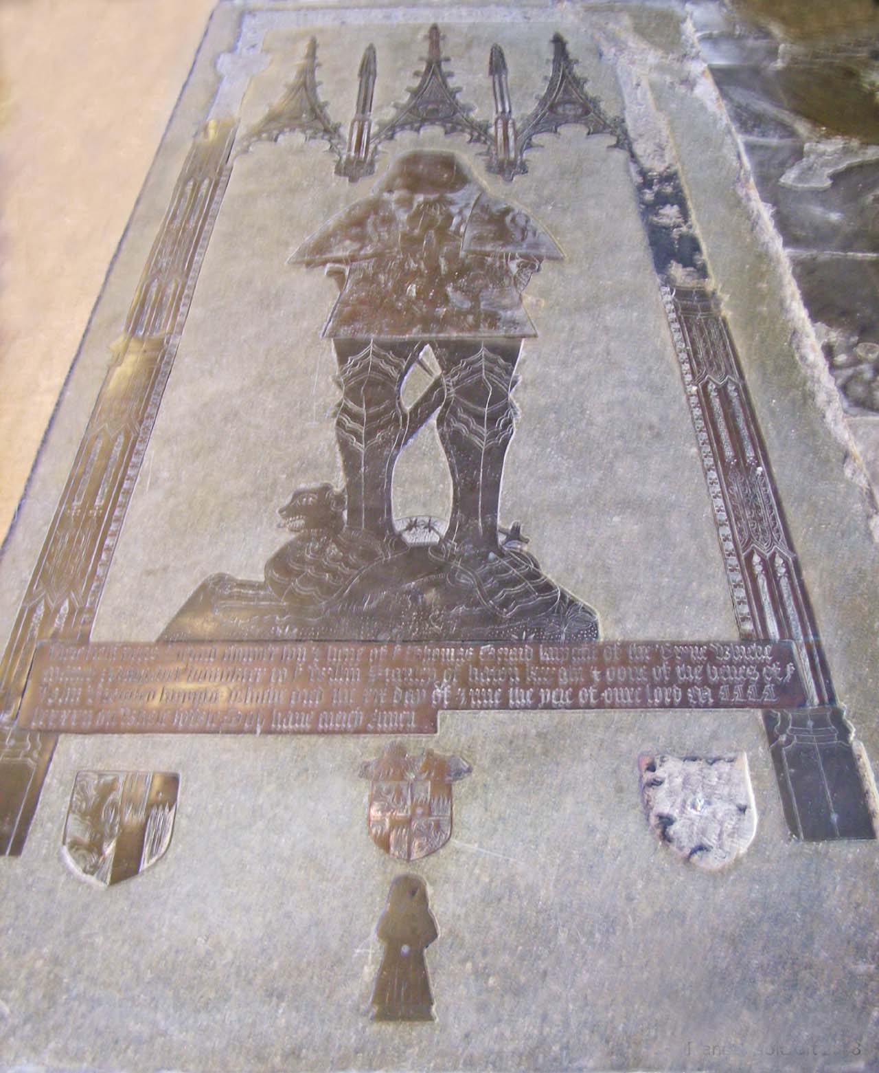 knight - St Piers Gerard, Photograph supplied by and  of Frances Holcroft